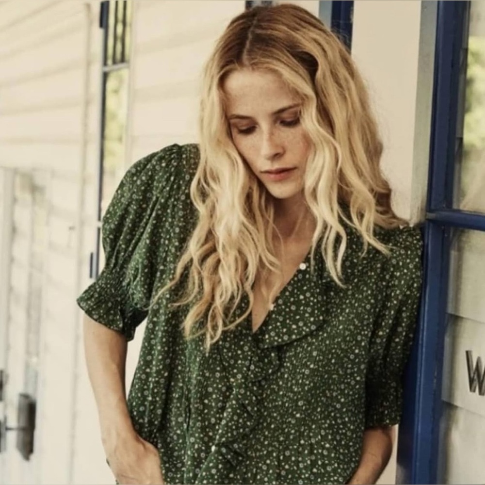Doen Henri Blouse Martha’s Garden green size Small